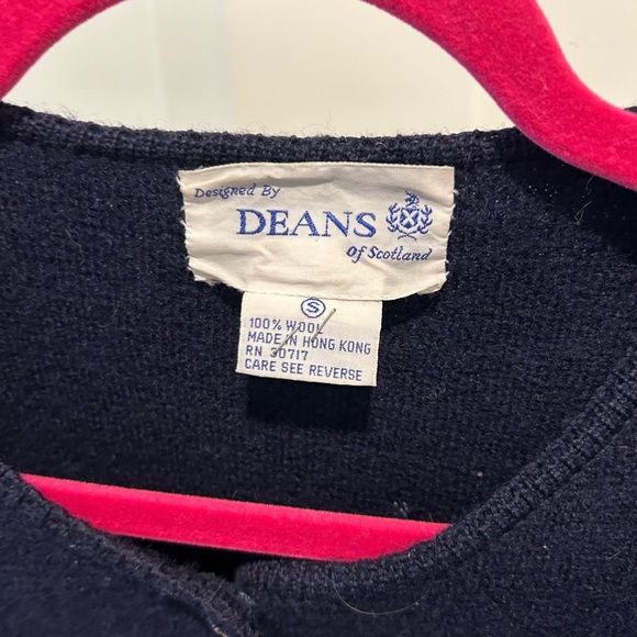 Vintage Dean’s of Scotland Women’s Wool Cardigan/Jacket - Picture 2 of 7